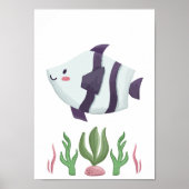 Affiche de la nurserie de poissons décoration de c (Devant)