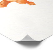 Affiche de la nurserie du mignon singe décoration (Coin)