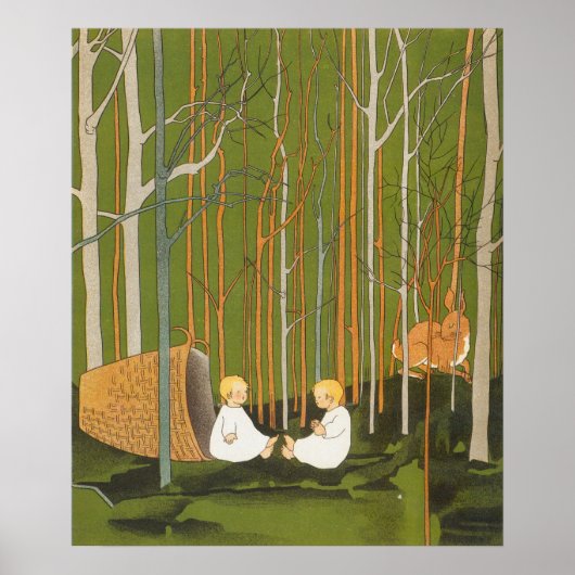 Affiche de la nurserie forestière vintage Sibylle  (Devant)