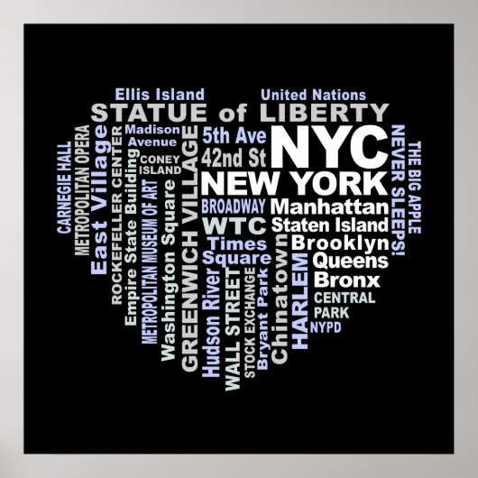 Affiche de la NYC (Devant)