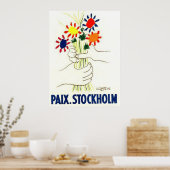 Affiche de la paix Stockholm (Cuisine)