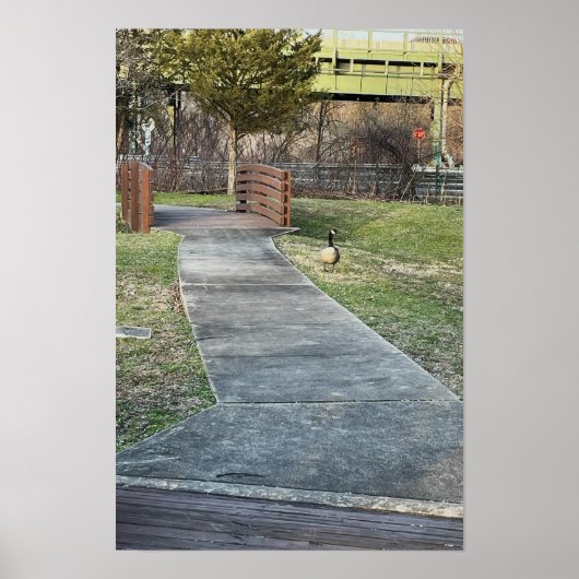 Affiche de la passerelle (Devant)