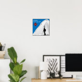 affiche de la patrouille de ski (Bureau à domicile)
