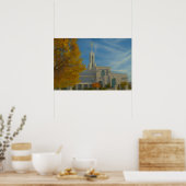 Affiche de la peinture du temple de Mount Timpanog (Cuisine)