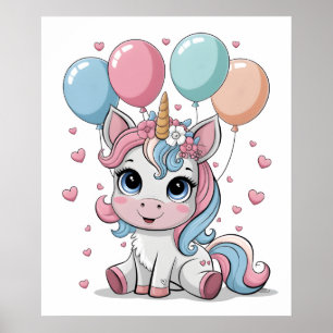 Affiche de la pépinière de licorne