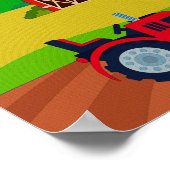 Affiche de la pépinière de tracteur Impression Déc (Coin)