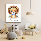 Affiche de la pépinière du safari aux lions – Déco