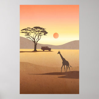 Affiche de la pépinière Kenya Safari
