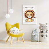 Affiche de la pépinière Lion Safari – Sois courage