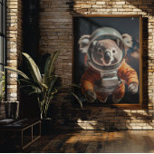 Affiche de la pépinière spatiale de Koala l'astron