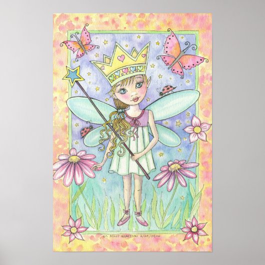 Affiche de la Petite Princesse Fée par Molly Harri (Devant)