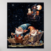 Affiche de la Petite Sorcière Mignonne et du Gnome (Devant)