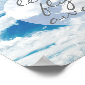 affiche de la photographie des nuages et du ciel a (Coin)