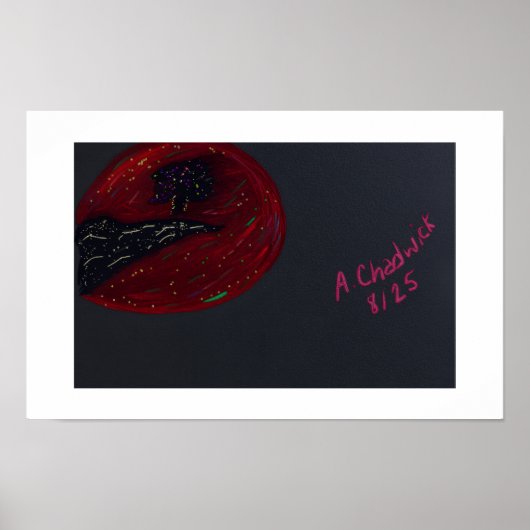 Affiche de la place de la nuit au clair de lune de (Devant)