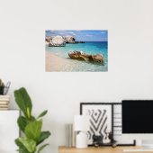Affiche de la plage de Cala Mariolu, Sardaigne (Bureau à domicile)