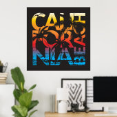 Affiche de la plage de Californie (Bureau à domicile)