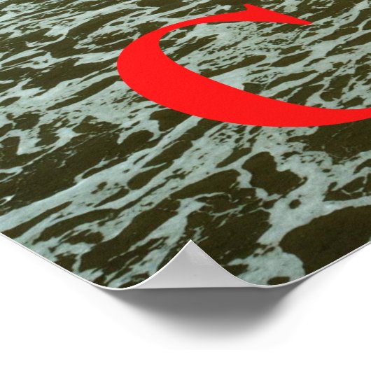 Affiche de la plage de Californie (Coin)