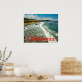 Affiche de la plage de Californie (Cuisine)