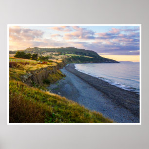 Affiche de la plage de Greystones   Affiche de la 