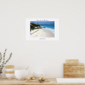 Affiche de la plage de grue (Cuisine)