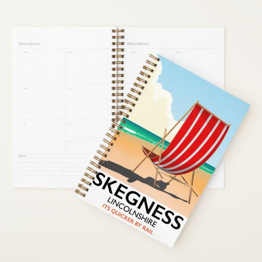 Affiche de la plage de Skegness Lincolnshire (Devant avec enveloppe)