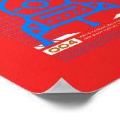 Affiche de la planète rouge mars (Coin)