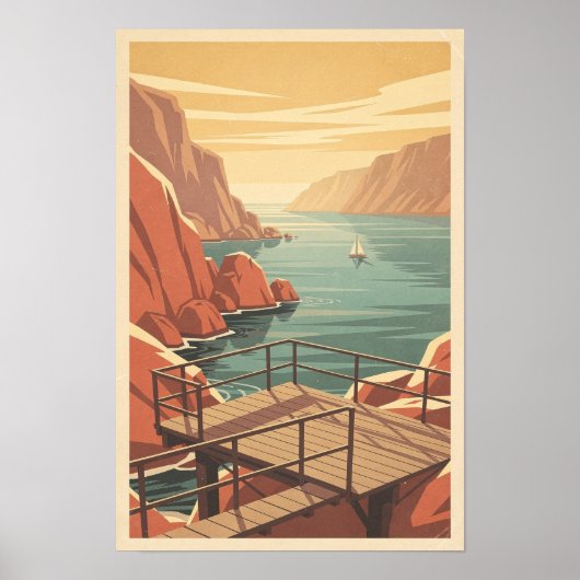 Affiche de la plate-forme d'observation de Sunlit (Devant)