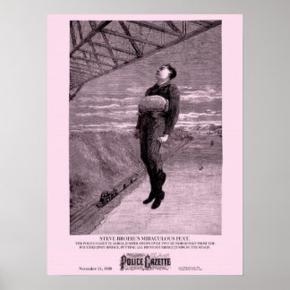 Affiche de la Police Gazette Brodie