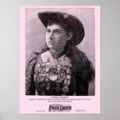 Affiche de la Police Gazette Oakley (Devant)