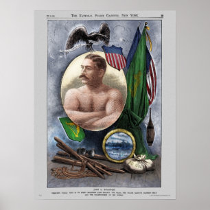 Affiche de la Police Gazette Sullivan