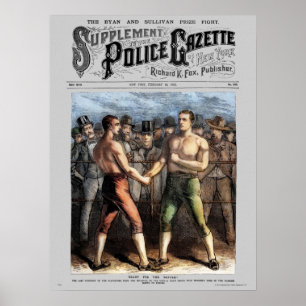 Affiche de la police Sullivan Ryan (couleur)
