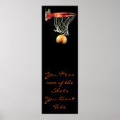 Affiche de la porte de basket-ball (Devant)