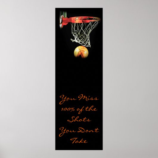 Affiche de la porte de basket-ball (Devant)
