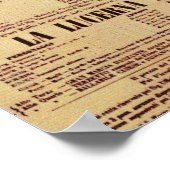 Affiche de la Première Mondiale de La Traviata (18 (Coin)