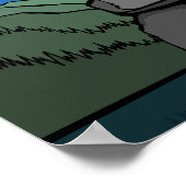 Affiche de la Première nation de Vancouver Inukshu (Coin)