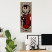 affiche de la prêtresse cthulhu (Bureau à domicile)