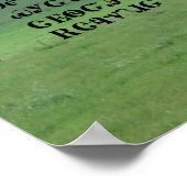 Affiche de la prière du Seigneur en Cherokee (Coin)