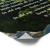 Affiche de la prière Navajo Walk in Beauty (Coin)