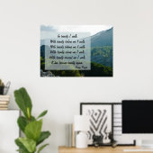 Affiche de la prière Navajo Walk in Beauty (Bureau à domicile)