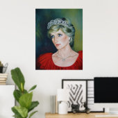 Affiche de la princesse Diana (Bureau à domicile)
