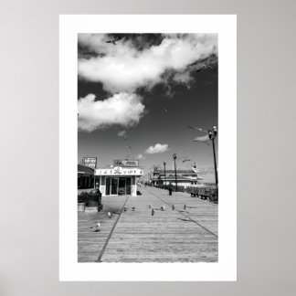 Affiche de la promenade des mouettes de Seaside He