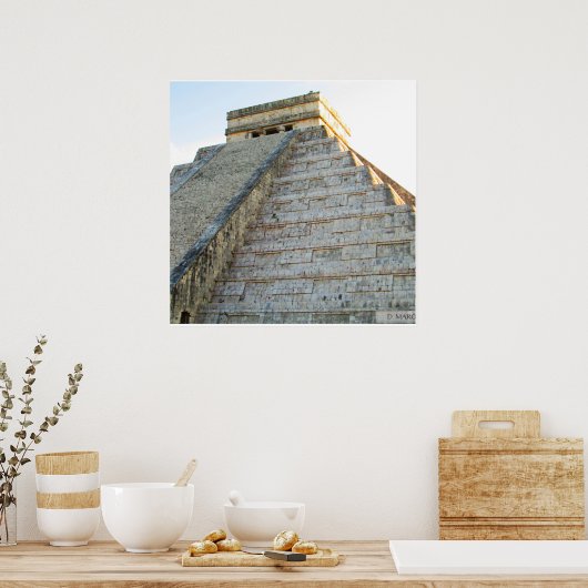 Affiche de la pyramide de CHITZENITZA (Cuisine)