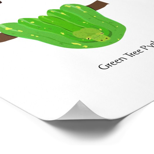 affiche de la race de serpent (Coin)