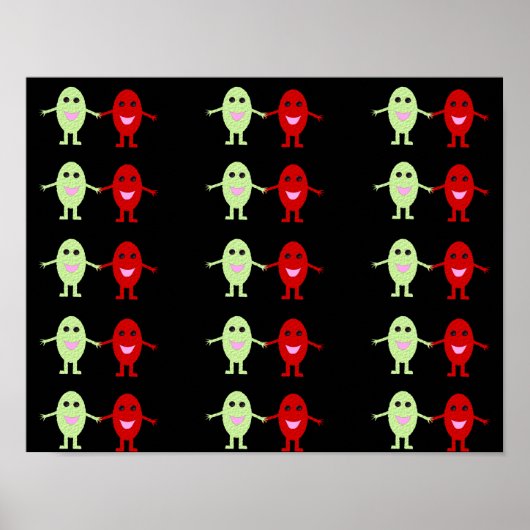 Affiche de la récolte de raisins (Devant)
