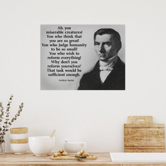 Affiche de la réforme Frederic Bastiat (Cuisine)