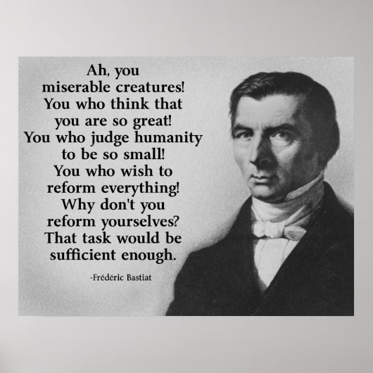 Affiche de la réforme Frederic Bastiat (Devant)