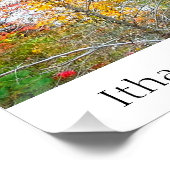 Affiche de la région de ITHACA NEW YORK FINGER LAK (Coin)