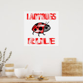 AFFICHE DE LA RÈGLE DE LADYBUGS (Cuisine)
