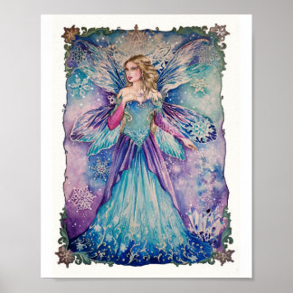 Affiche de la reine de fée d'hiver