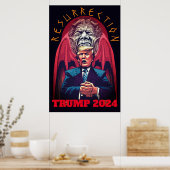Affiche de la résurrection de Trump (Cuisine)